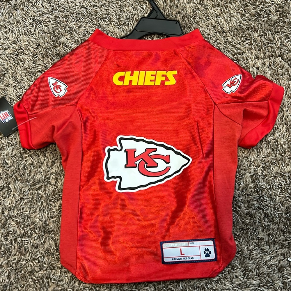 Chiefs dog jersey size L
